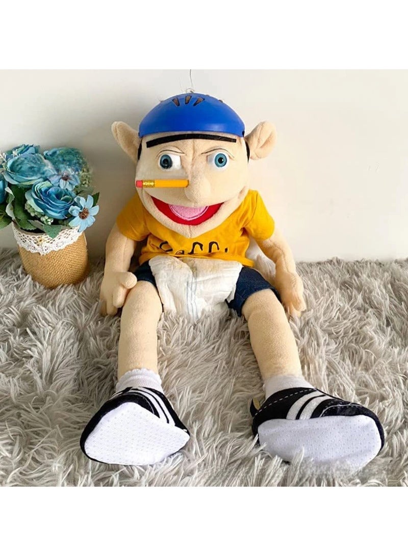 Jeffy Puppet Hand Puppet Funny Mouth Plush Toy 24 Inch Holiday Gift - Image 3
