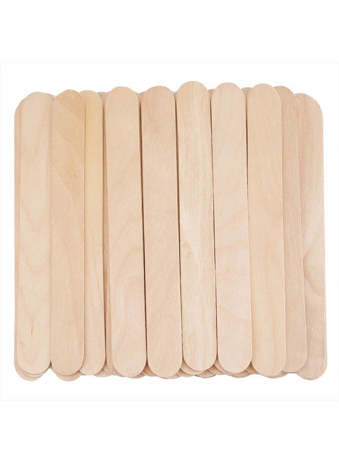 Hedume 600 عبوة من أعواد الشمع الكبيرة والعريضة، ملعقة تطبيق من خشب الشمع، أعواد إزالة شعر الجسم، ملعقة تطبيق - Image 1