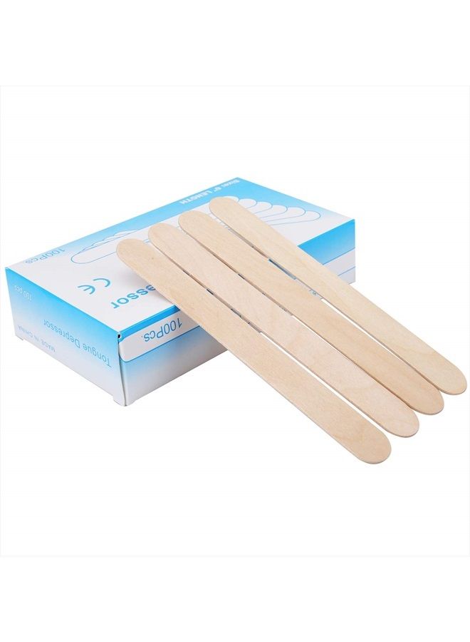 Hedume 600 عبوة من أعواد الشمع الكبيرة والعريضة، ملعقة تطبيق من خشب الشمع، أعواد إزالة شعر الجسم، ملعقة تطبيق - Image 3