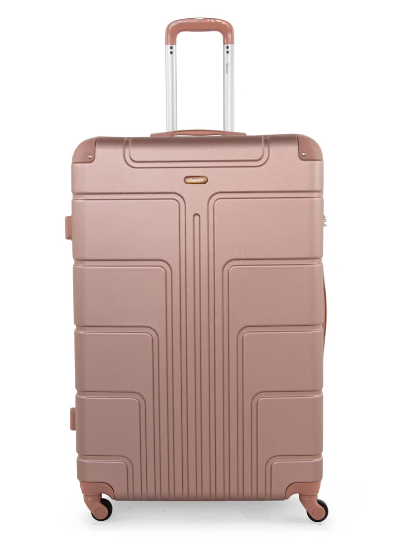 سيناتور Hard Case Travel Bag Cabin Luggage Trolley ABS Lightweight Suitcase with 4 Spinner Wheels A1012 Rose Gold