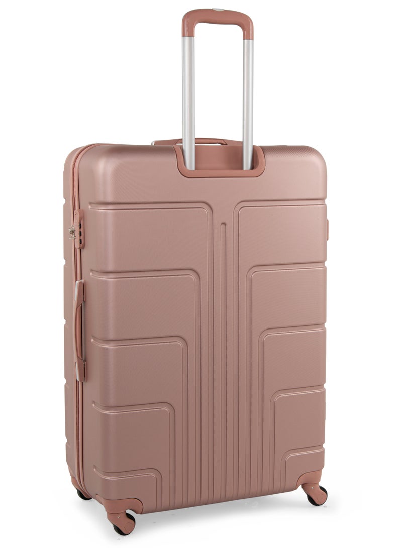 SENATOR Hard Case Travel Bag Cabin Luggage Trolley ABS Lightweight Suitcase with 4 Spinner Wheels A1012 Rose Gold  - Image 3