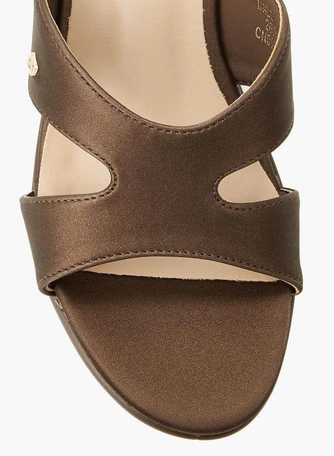 Surestep BRONZE Women Wedge Heel Sandals for Women | Best Price UAE
