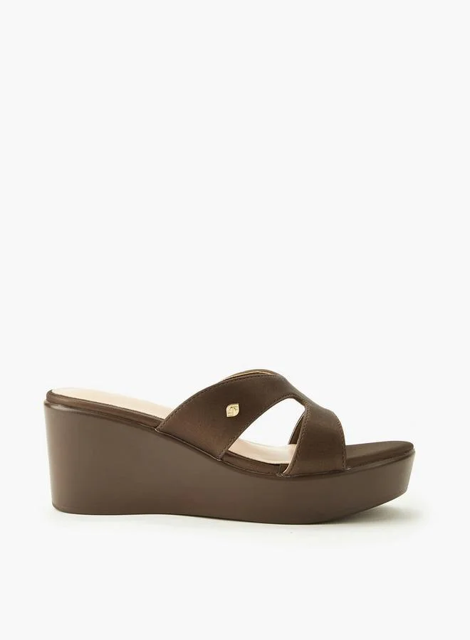 Surestep BRONZE Women Wedge Heel Sandals for Women | Best Price UAE