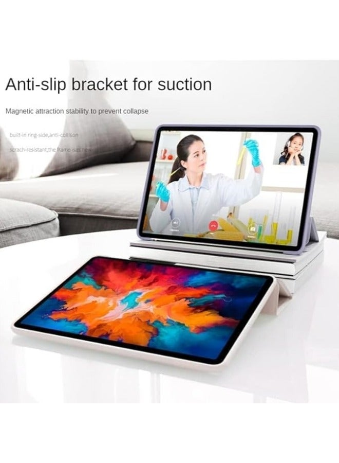 Compatible with Honor Pad X9 11.5 Inch 2023 Slim Magnetic Smart PU Leather Tri-Folding Stand Cover Tablet Cases - Image 2
