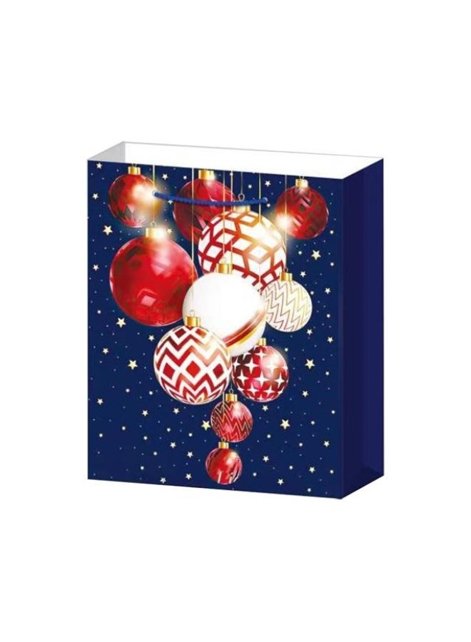 Gift Bag, Red Balls - 26x32x10cm, China