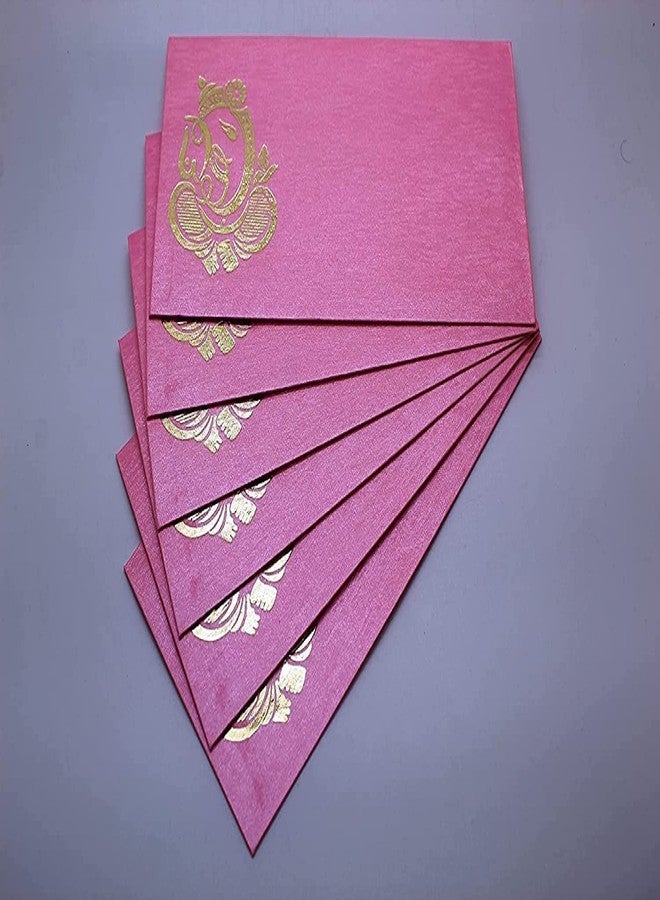 Peeplvalue Premium Golden Ganpati design 50 Pcs Designer Money gift Envelope, Shagun Lifafa -Multicolor - Image 5