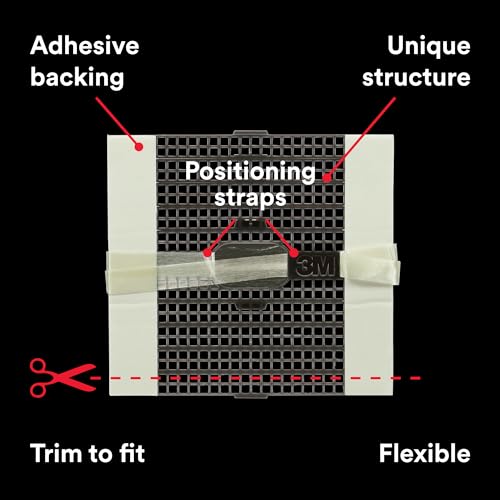 3M High Strength Large Hole Repair Kit, Includes Fiber Reinforced Spackling Compound (12 oz.), Repair Plate, Putty Knife and Sanding Sponge, For Easy Wall Repair, No Shrinking or Cracking (LHR-KIT) - Image 4