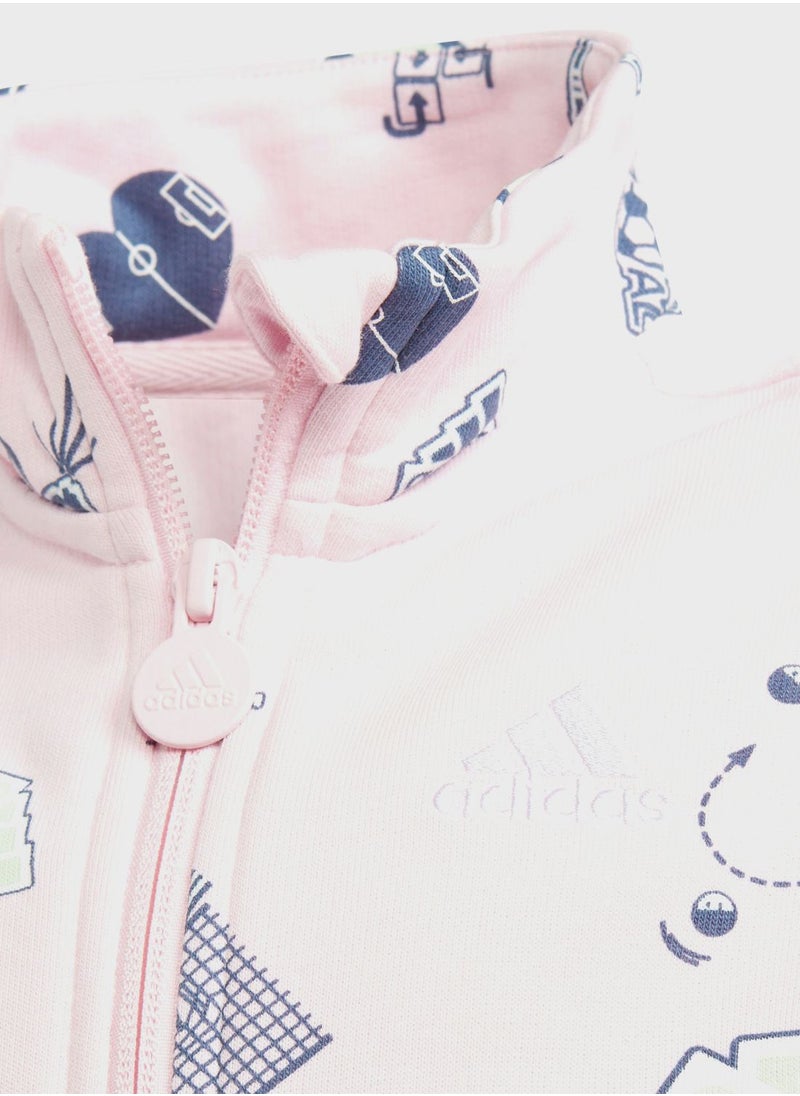 Adidas - Little Kids Brand Love Tracksuit - Image 1