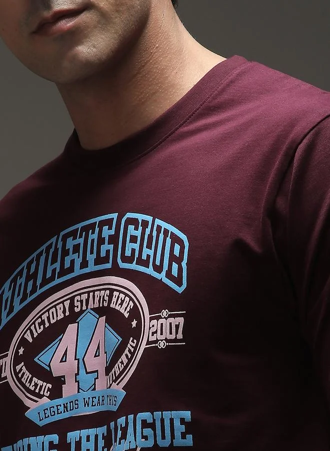 ديلينجر تيشيرت بطبعة جرافيك وقصة واسعة للرجال