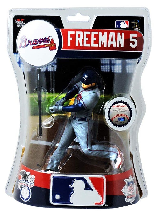 Imports Dragon MLB Atlanta Braves 6 Inch Figure | Freddie Freeman - Image 1