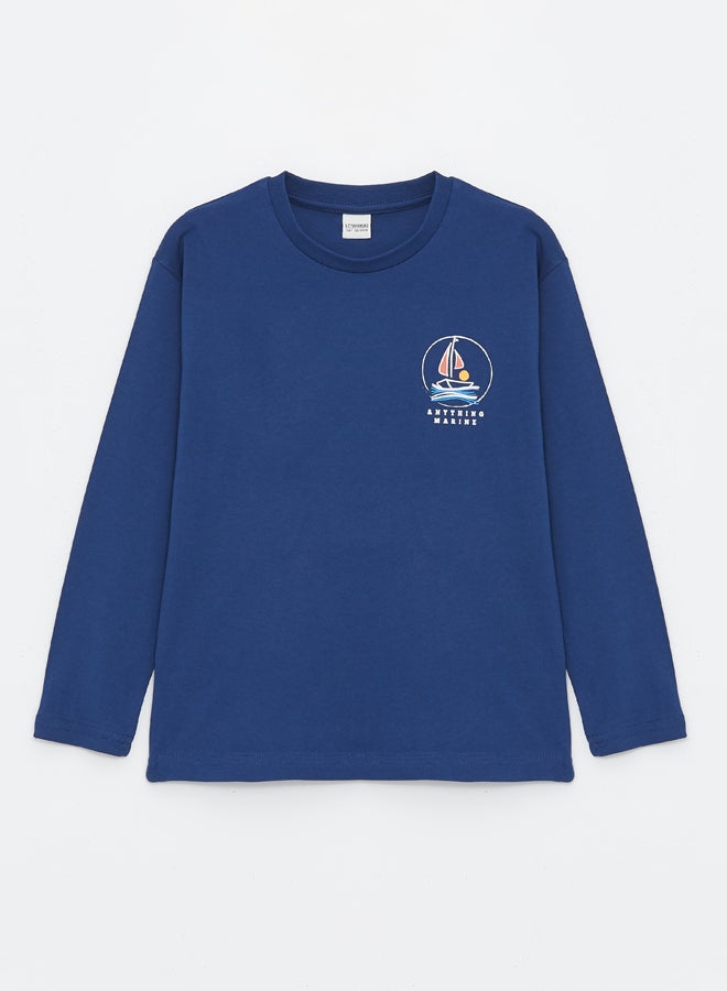 Comfortable Crew Neck Boy'S T-Shirt