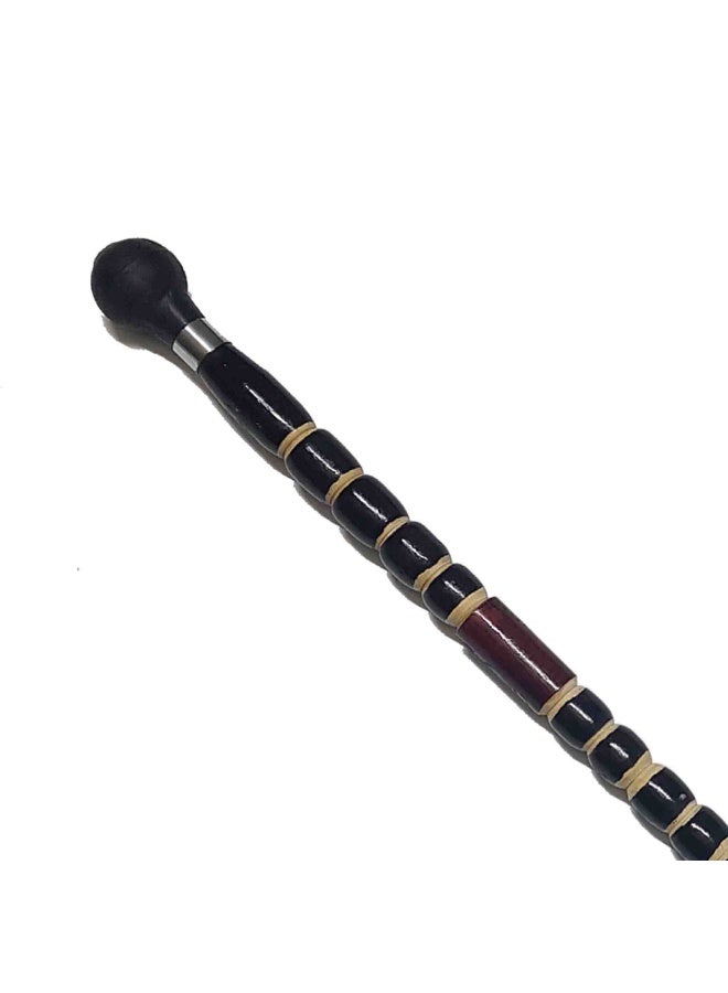 Crutch with wooden frame, Aswan crutch, black and red - Image 3
