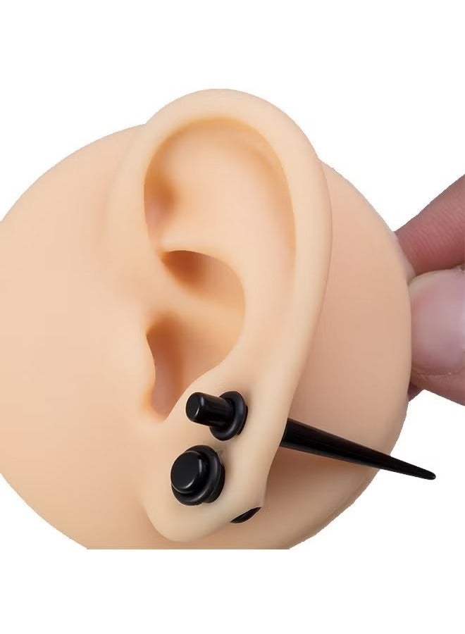 مجموعة أدوات تمديد الأذن 36 قطعة 14G-00G(1.6-10 مم) مجموعة أدوات قياس الأنفاق من الفولاذ الجراحي، مجموعة أدوات تمديد الأذن من الأكريليك، مجموعة أدوات ثقب للمبتدئين من النساء والرجال - Image 3