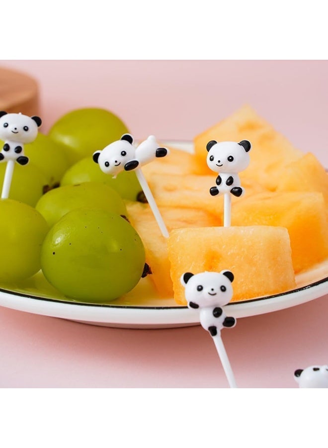 مجموعة أدوات تناول الطعام بينتو، 24 قطعة من أدوات تناول الطعام على شكل حيوانات وفواكه، أدوات تناول الطعام بينتو، أدوات تناول الطعام الصغيرة على شكل حيوانات كرتونية، شوكات بينتو للغداء للأطفال - Image 4