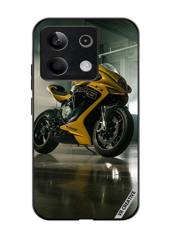 VR CREATIVE Protective Case Cover For Xiaomi Poco X6 Bike Design Multicolour - Image 1