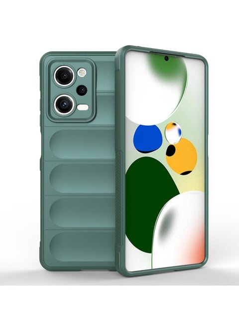 Magic Shield Tpu Silicone Shockproof Phone Case For Xiaomi Redmi Note 12 Pro 5G / Poco X5 Pro 5G (Green)