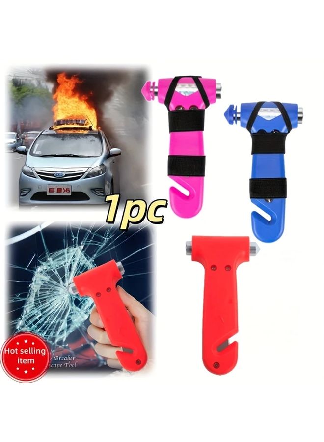 Rose Emperor Car Safety Hammer Emergency Window Breaker Seat Belt Cutter - Image 1