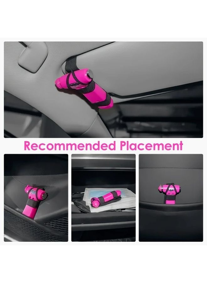 Rose Emperor Car Safety Hammer Emergency Window Breaker Seat Belt Cutter - Image 3