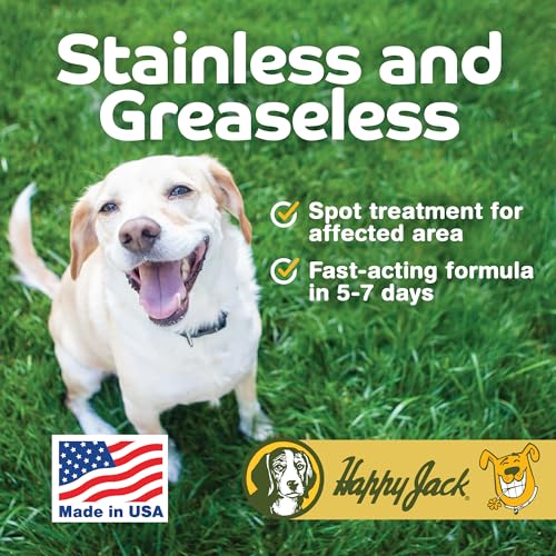 HAPPY JACK Sardex Mange Treatment for Dogs – Odorless & Stainless Itch Relief for Skin Irritations Including Severe Mange, Hot Spots, Fungi, Allergies, Eczema (9.5 oz) - Image 4