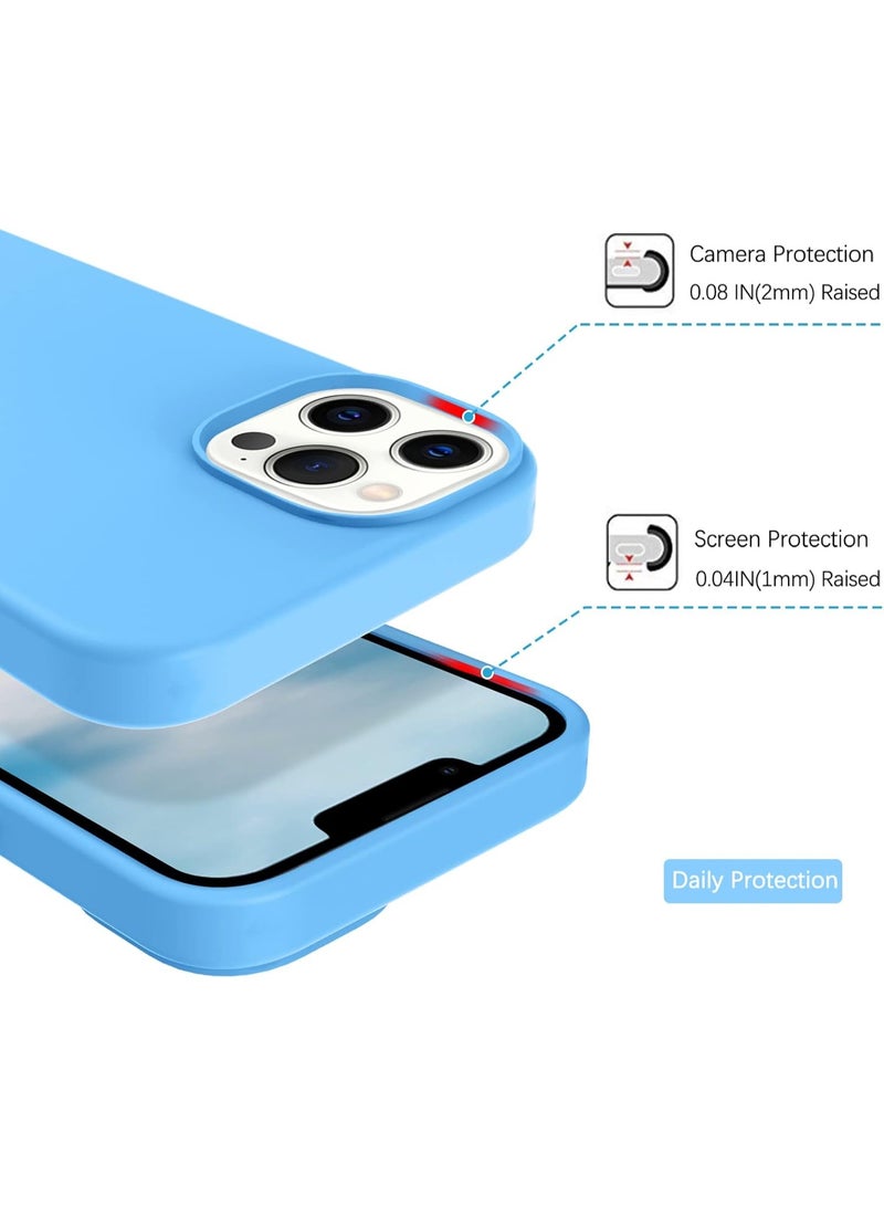 BORTONY iPhone 14 Pro Max Case Liquid Silicone Anti Scratch Anti Fingerprint Soft Silky Touch Shockproof Protective Cover for Apple iPhone 14 Pro Max - Image 5