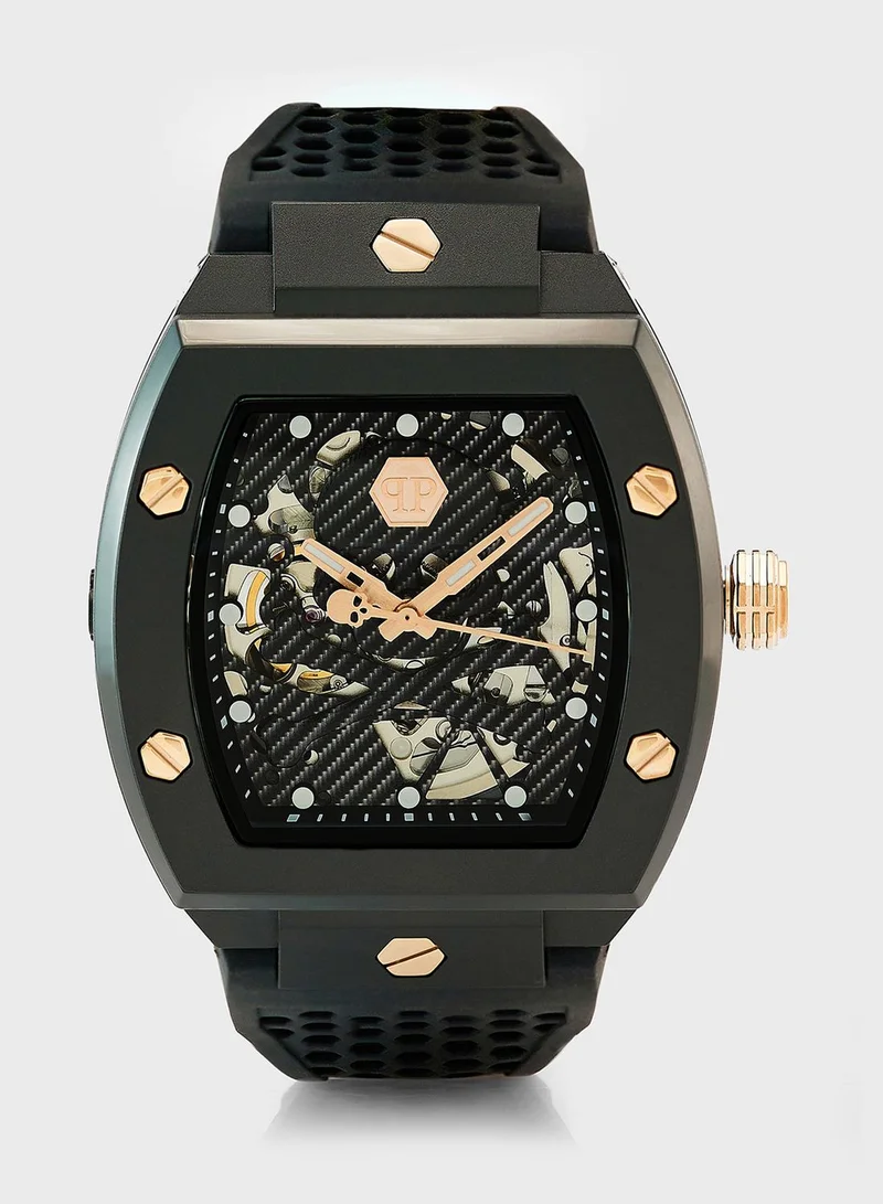 PHILIPP PLEIN Pwvba0523 Skeleton Analog Watch