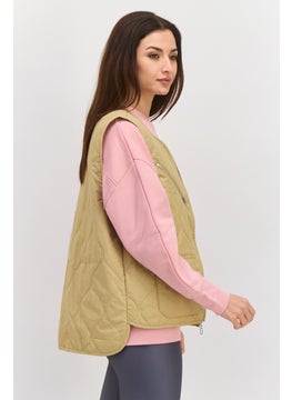 adidas Originals Adidas Originals x Parley Women Sports Fit Outdoor Vest Jacket, Beige  - Image 2