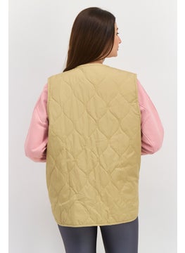 adidas Originals Adidas Originals x Parley Women Sports Fit Outdoor Vest Jacket, Beige  - Image 3