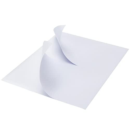 MFLABEL Half Sheet Shipping Labels - 200 Self Adhesive Sticker Sheets for Laser & Inkjet Printers, Waterproof & Smudge-Free, with 12 Free Fragile Labels for Packaging, Shipping and Crafting - Image 1