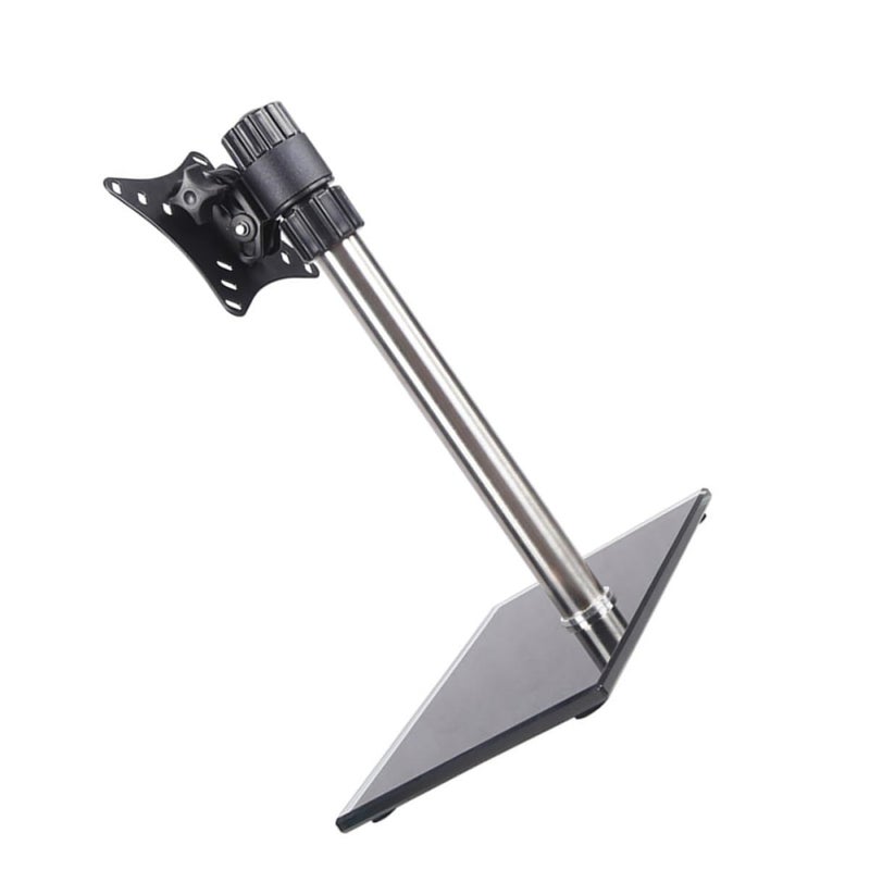 Adjustable Single Monitor Stand Rotating Space Saving Design Supports Home Office Gaming Desk - Image 2