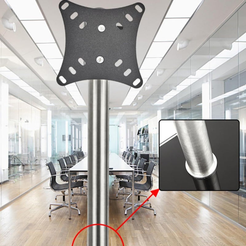 Adjustable Single Monitor Stand Rotating Space Saving Design Supports Home Office Gaming Desk - Image 5
