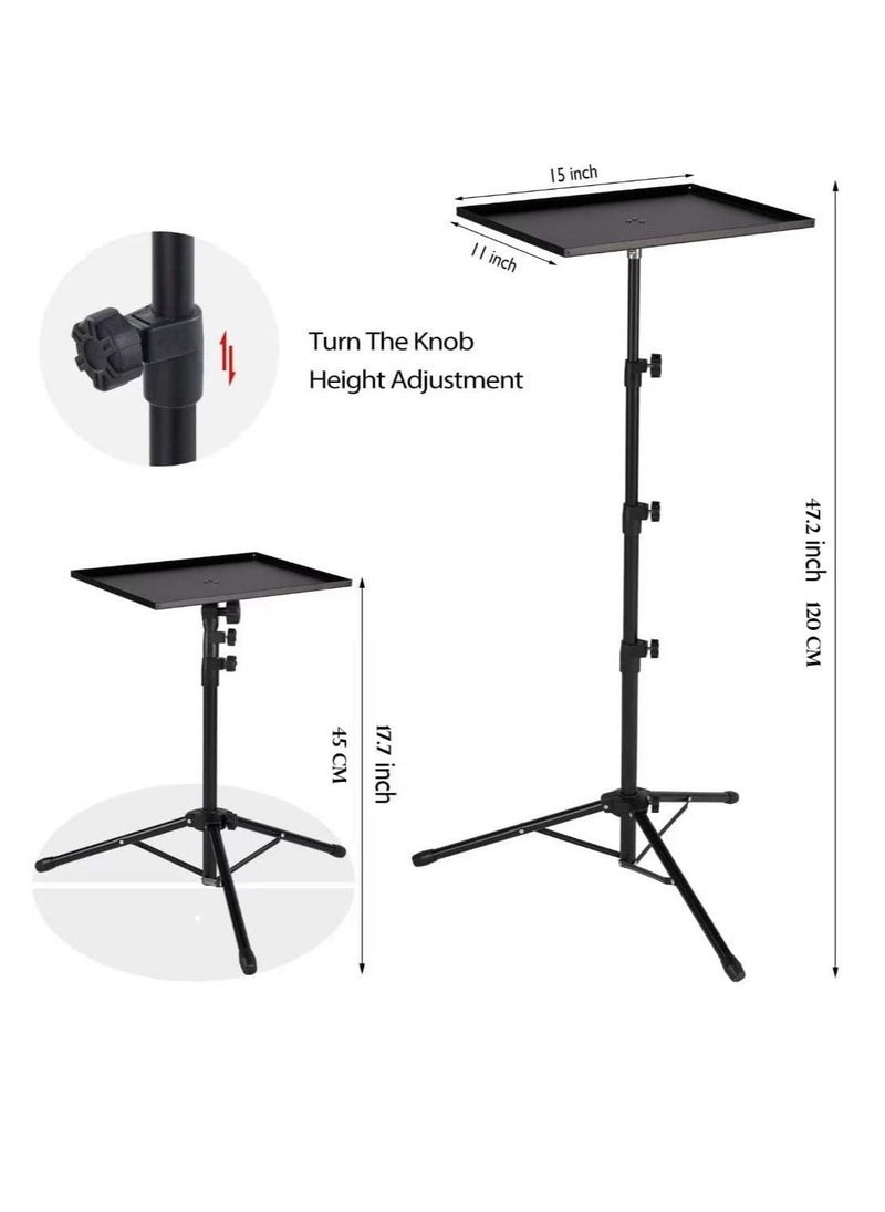 Gravity Projector Tripod Stand Universal Laptop Stand Portable For DJ Equipment Stage Or Studio Height Adjustable - Image 2
