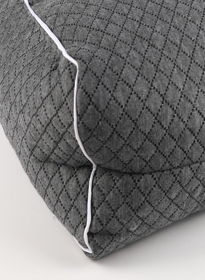 MINUPWELL 6.5" Knee Pillow for Side Sleepers - 100% Shredded Memory Foam Leg Pillow for Side Sleeping - Between Leg & Under Hip Pillow - Relieving Leg, Back, and Knee Pain - High Supportive - Image 5