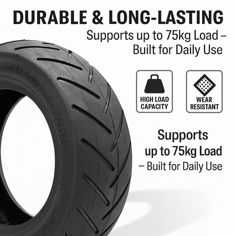 FUKUKAWA 8.5" Scooter Tire 8.5x2 Replacement Tire for Electric Scooter – Durable Outer Spare Tire Compatible with Xiaomi M365/Pro/Pro2/1S, Explosion-Proof, Anti-Skid E-Scooter Wheel - Image 5
