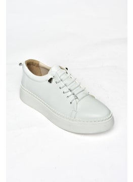 Fox Shoes P555305003 White Leather Sports Shoes Sneakers  - Image 5