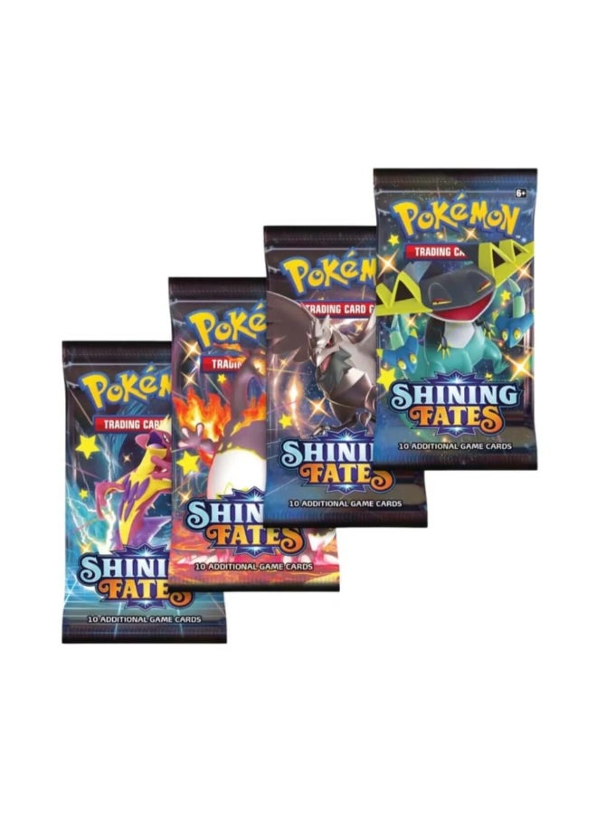 Pokemon Pokémon TCG Sword & Shield—Shining Fates Booster Pack, 10 Trading Cards, Random Assorted Pack Artwork, Collectible Card Game Expansion - Image 1