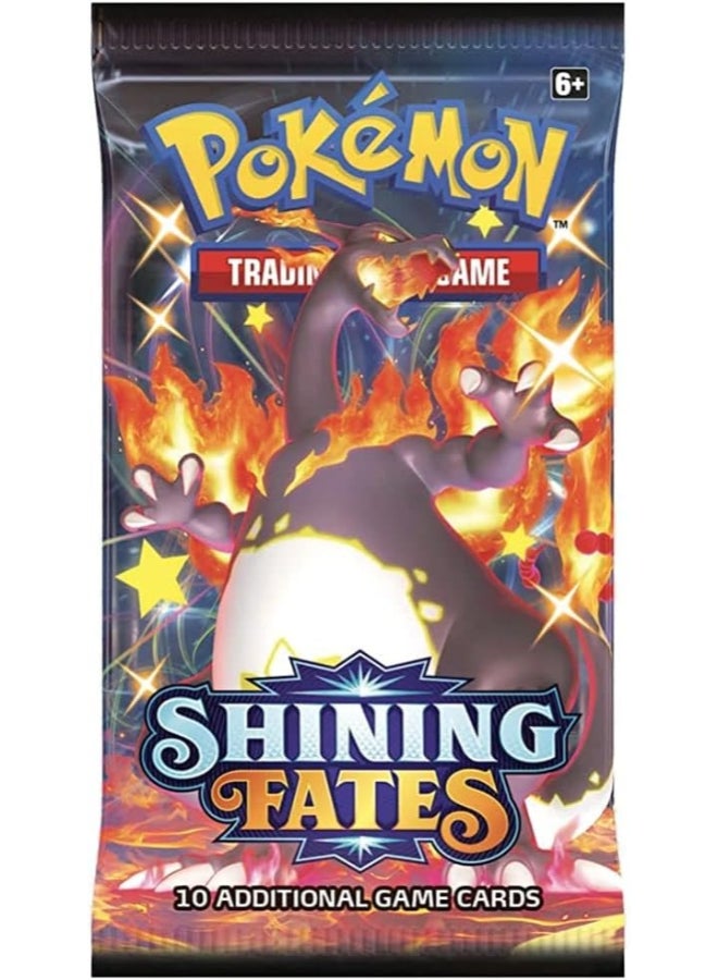 Pokemon Pokémon TCG Sword & Shield—Shining Fates Booster Pack, 10 Trading Cards, Random Assorted Pack Artwork, Collectible Card Game Expansion - Image 2