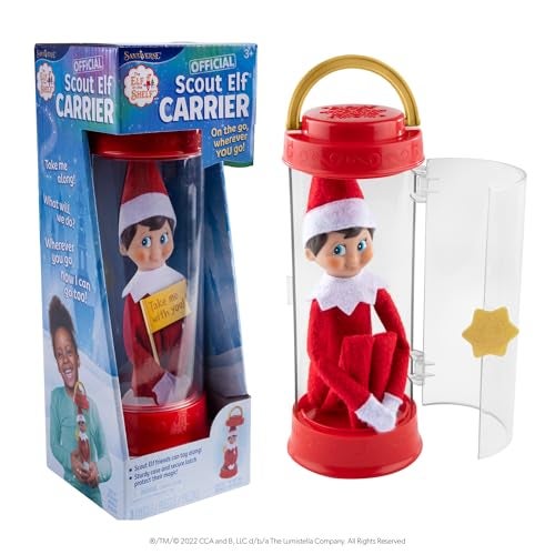 The Elf on the Shelf Scout Elf Carrier The Official Carrier from The North Pole for Scout Elf Family Adventures Scout Elf Not Included
