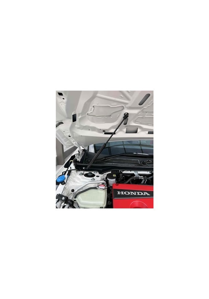 TSUBASA دعامات رفع TSUBASA لسيارة هوندا سيفيك تايب R FL5 2022-2025 غطاء محرك من ألياف الكربون الأمامية مزودة بمخمدات صدمات غازية (2 قطعة) - Image 4