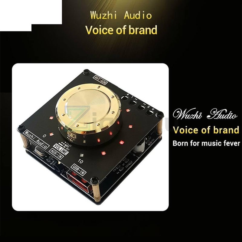 لوحة الصوت ZK F152 موديول 2.0 قناة مزدوجة 15W 15W مؤشر حجم التبريد - Image 4