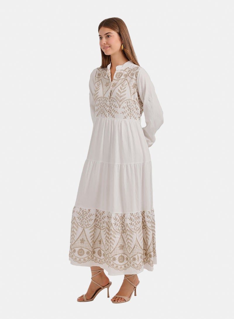 Carina Embroidered Relaxed Dress - Image 2