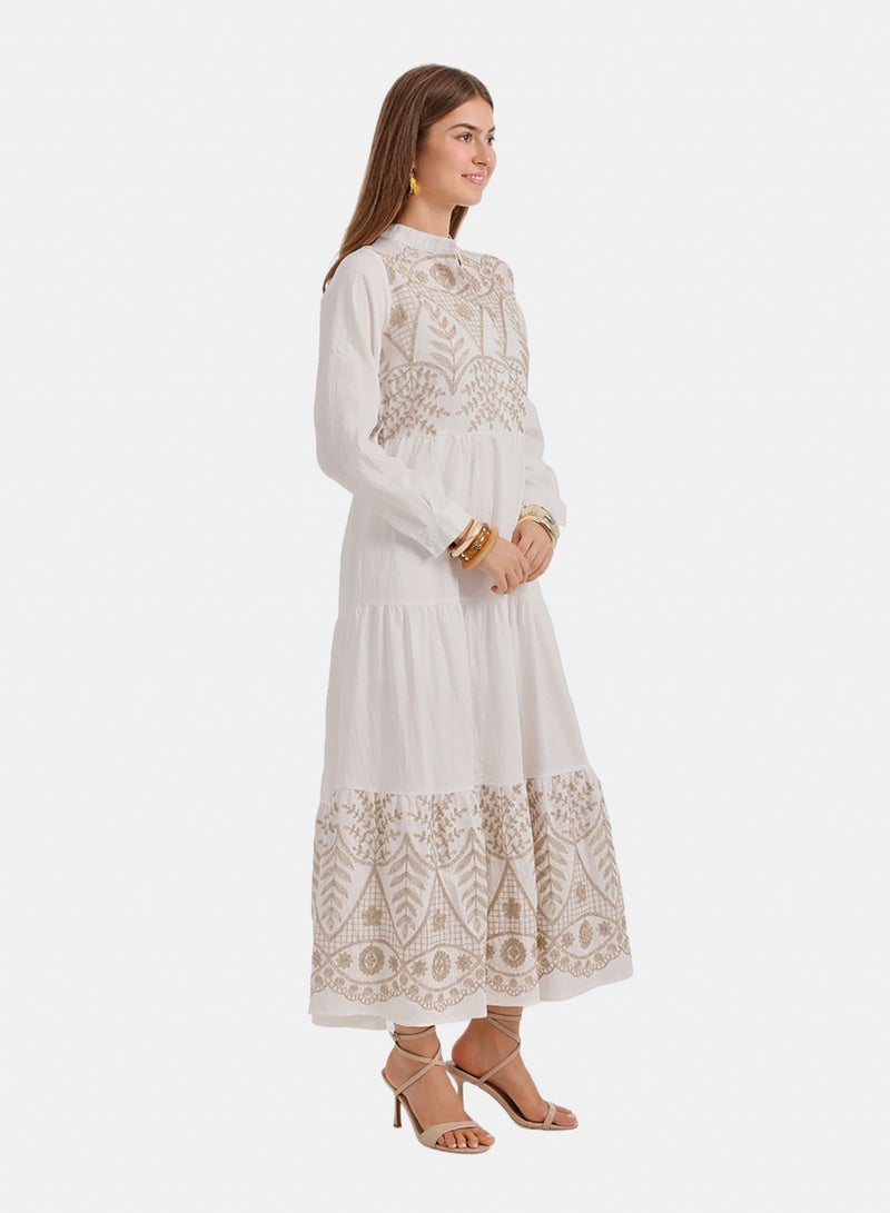 Carina Embroidered Relaxed Dress - Image 1