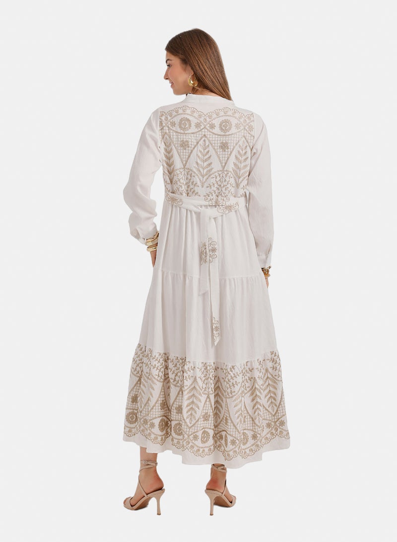 Carina Embroidered Relaxed Dress - Image 3