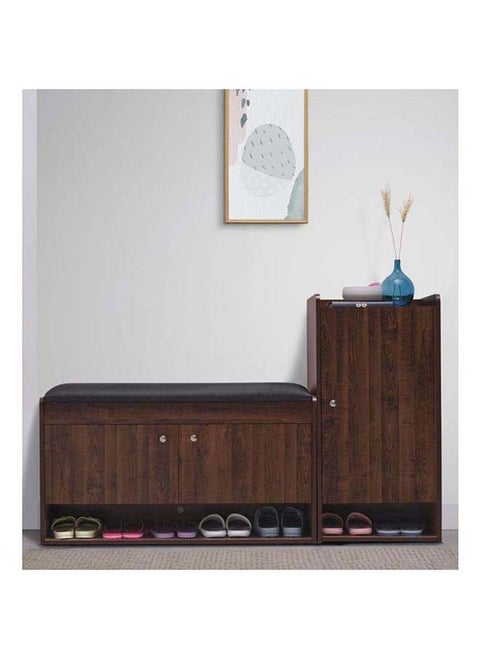 Spacious Compressed Wood Shoe Rack By Alhome