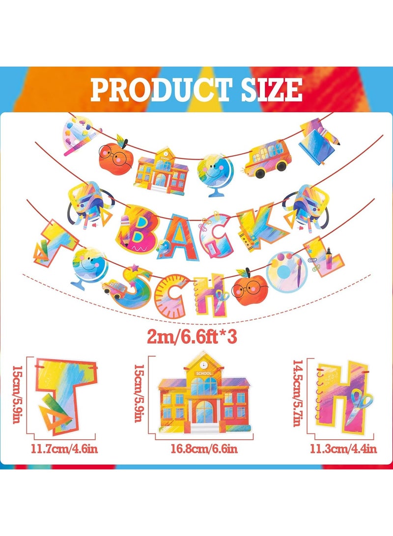 Back to School Party Decorations | Back to School Hanging Decorations | First Day of School Decorations | Classroom Ceiling Decor - Image 2