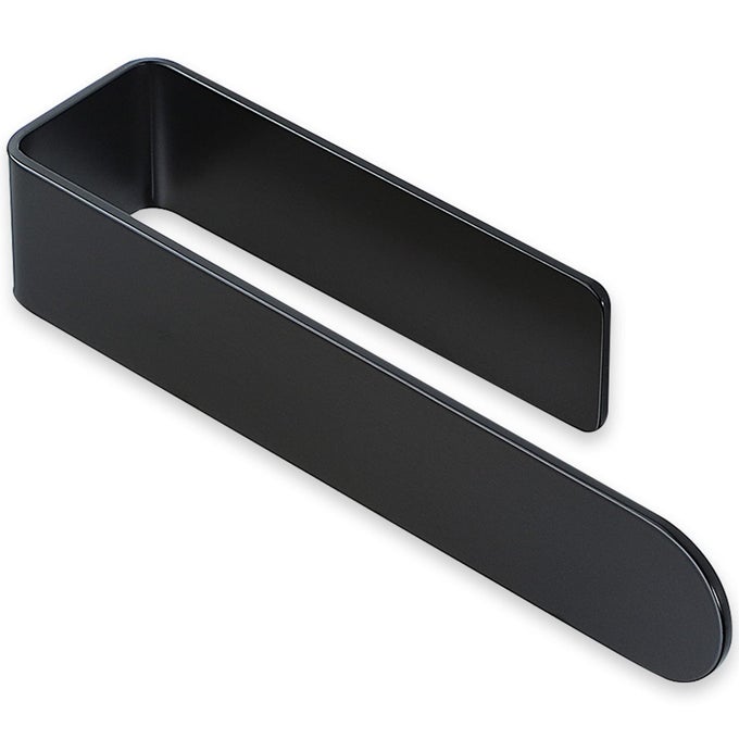 HAND TOWEL HOLDERHAND TOWEL BAR BLACK FACE TOWEL HOLDER SELF ADHESIVE TOWEL RING FOR BATHROOM STAINLESS STEEL