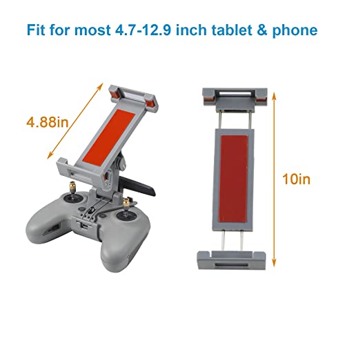 Hanatora FPV Remote Controller 2 4.7-12.9 Inch Tablet Holder Mount for DJI FPV Drone,Extended Control Clip Bracket Accessories - Image 3