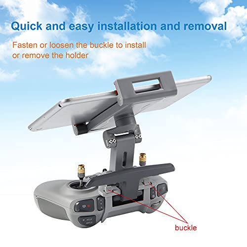 Hanatora FPV Remote Controller 2 4.7-12.9 Inch Tablet Holder Mount for DJI FPV Drone,Extended Control Clip Bracket Accessories - Image 5