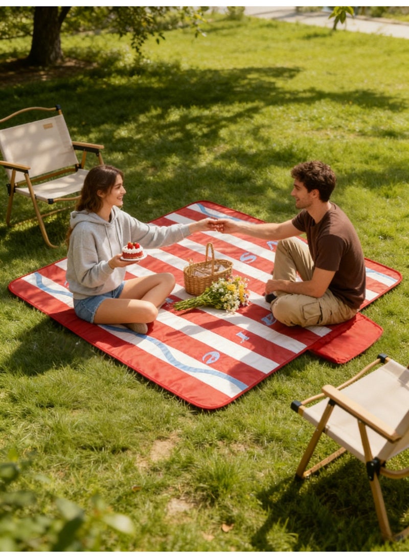 KELIO Extra Large Waterproof Picnic Blanket 150x200cm – Foldable, Portable Outdoor Mat for Camping, Beach, Park and Indoor Use - Image 3