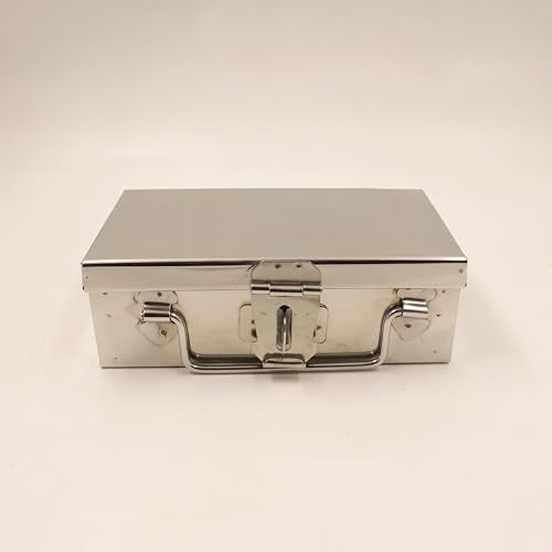 Spillbox Stainless Steel Cash & Jewelry Organizer | Vanity & Locker Box | Storage Peti | (Small) - Image 4