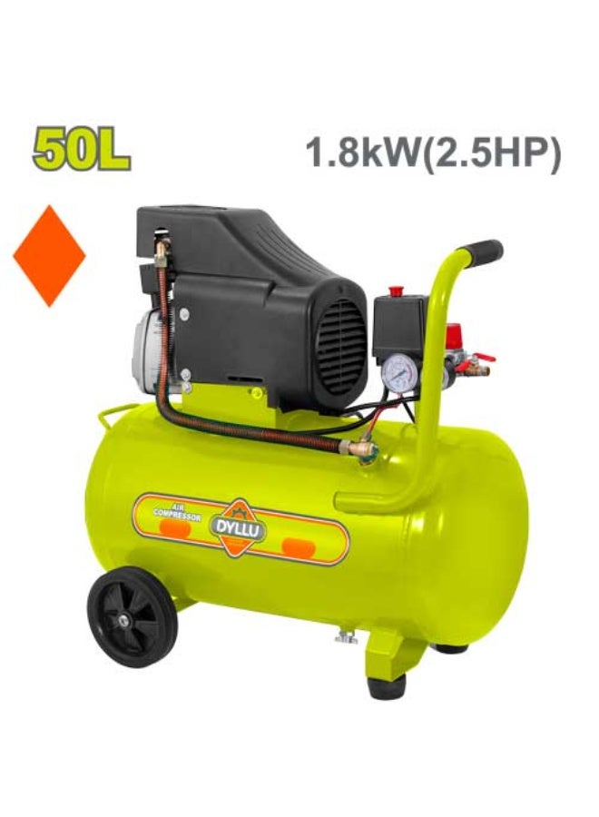 DYLLU 50L Air Compressor 2.5HP 8 Bar Oil Lubricated – Heavy Duty Portable for Car & Workshop - Image 1